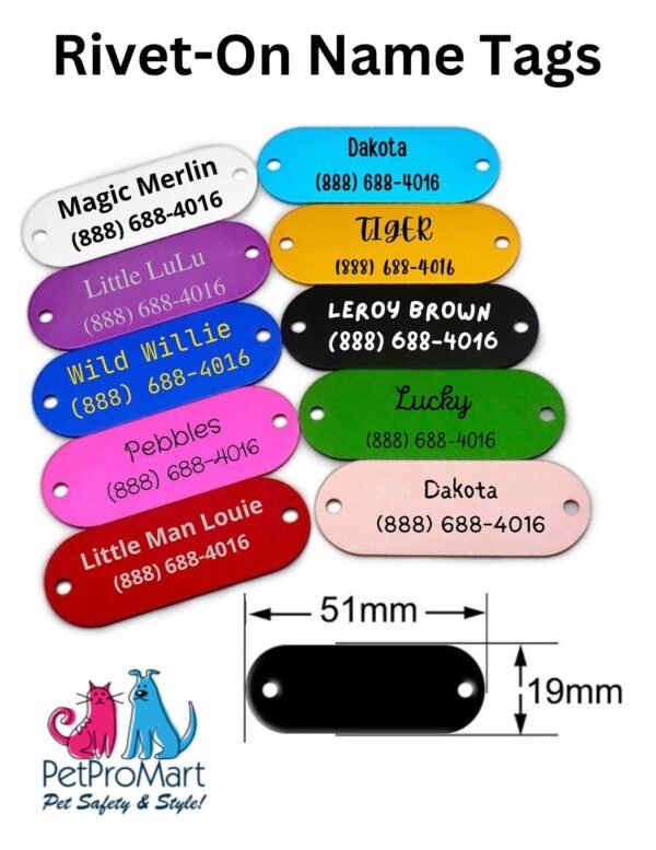 Dog Collar Name Plate