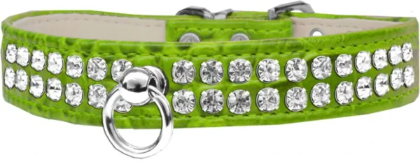 Rhinestone Designer Croc Dog Collar