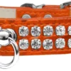 Rhinestone Designer Croc Dog Collar