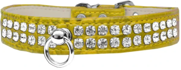 Rhinestone Designer Croc Dog Collar