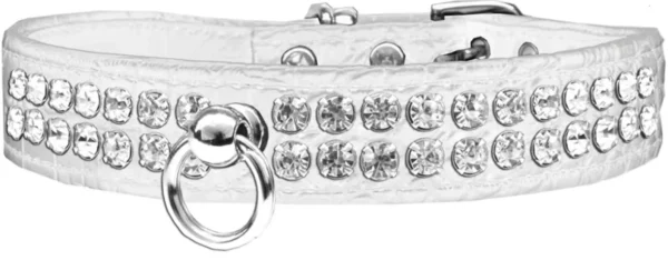 Rhinestone Designer Croc Dog Collar