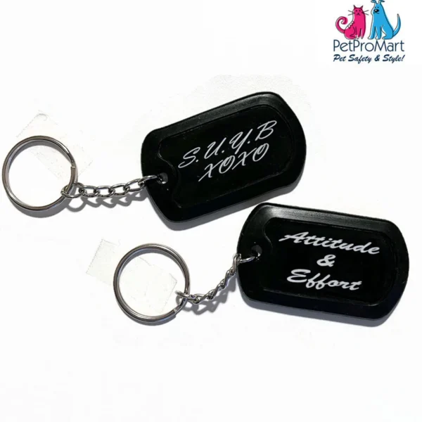 Dog Tag Key Chain