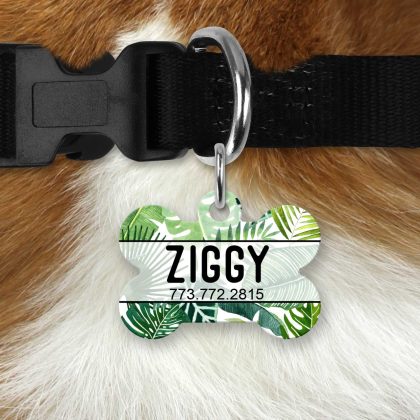 Tropical-Greenery-Pet-Art-Tag-with-Ziggy (1)
